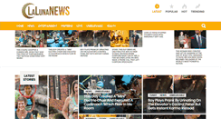 Desktop Screenshot of lalunanews.com